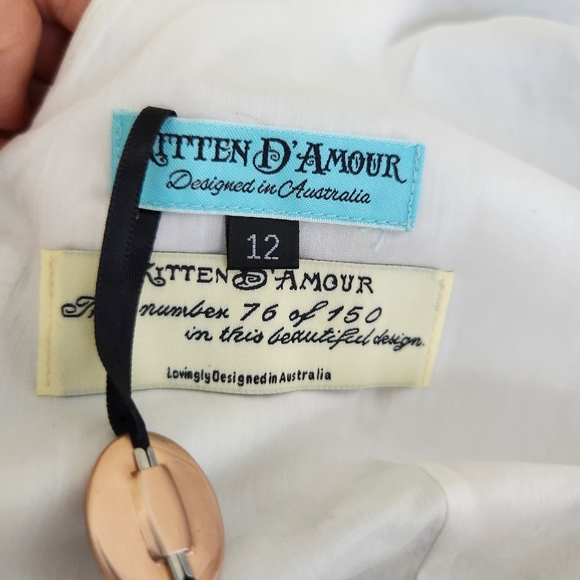 Kitten D'Amour size 12 Postcards From Moscow wiggle dress BNWT - Picture 2 of 3